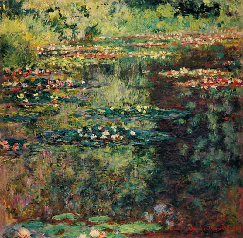 Seerosenteich. von Claude Monet