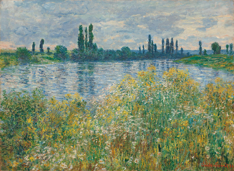 Seine-Ufer, Vétheuil von Claude Monet