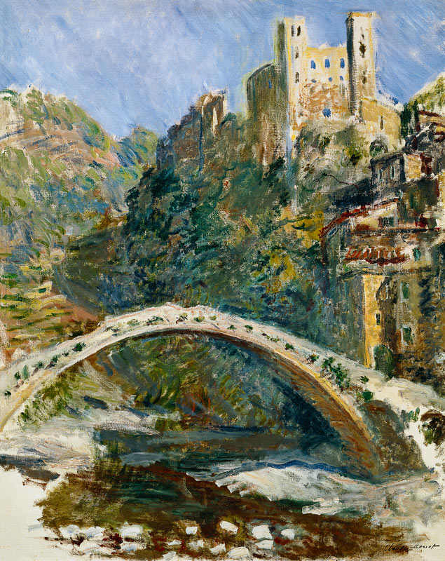 The Castle of Dolceacqua von Claude Monet