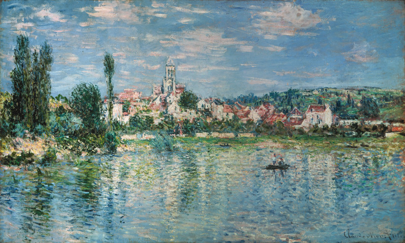 Vetheuil im Sommer  ("Vue de Vetheuil, été") von Claude Monet