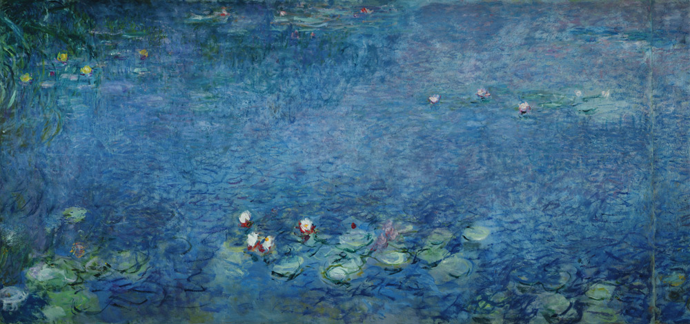 Waterlilies: Morning von Claude Monet