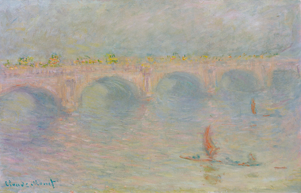 Waterloo Bridge, Sonnenlicht-Effekt von Claude Monet
