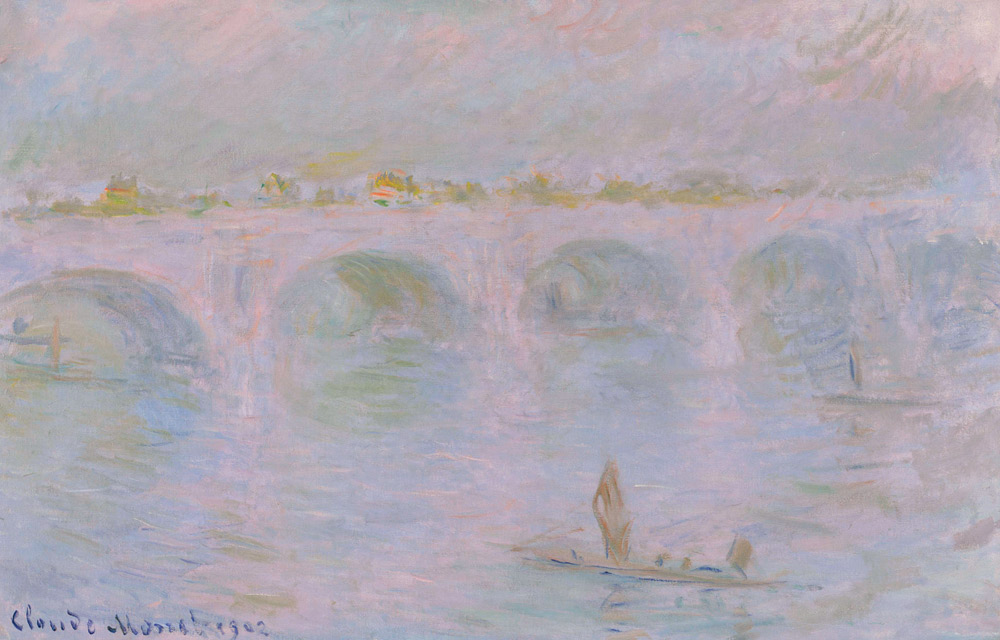 Waterloo Bridge in London von Claude Monet