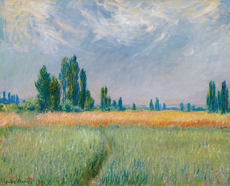 Wheatfield von Claude Monet