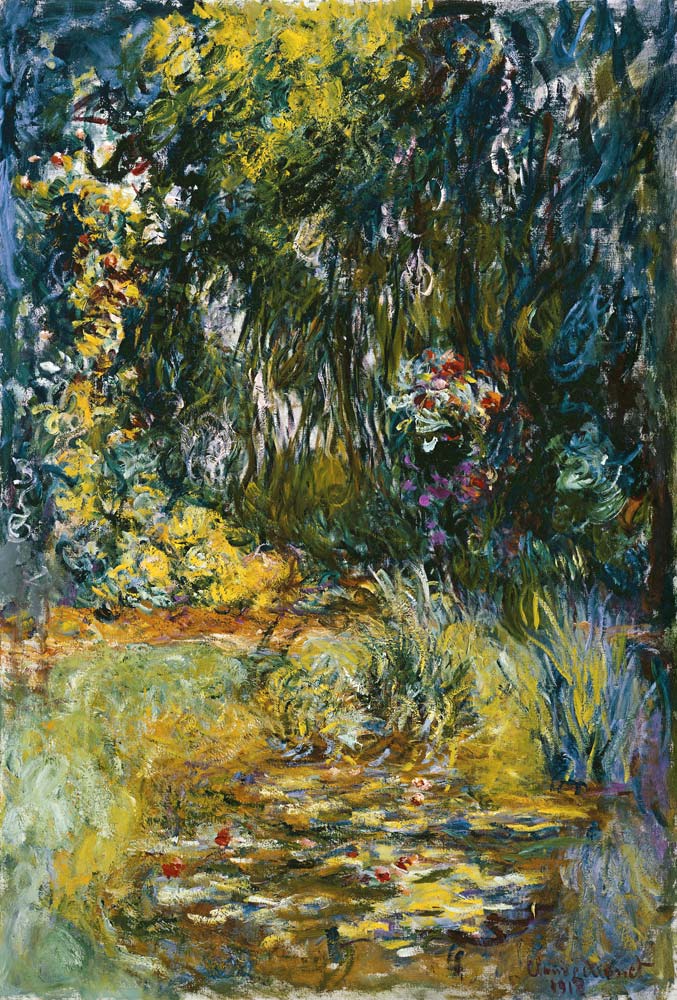 Winkel des Seerosenteiches von Claude Monet