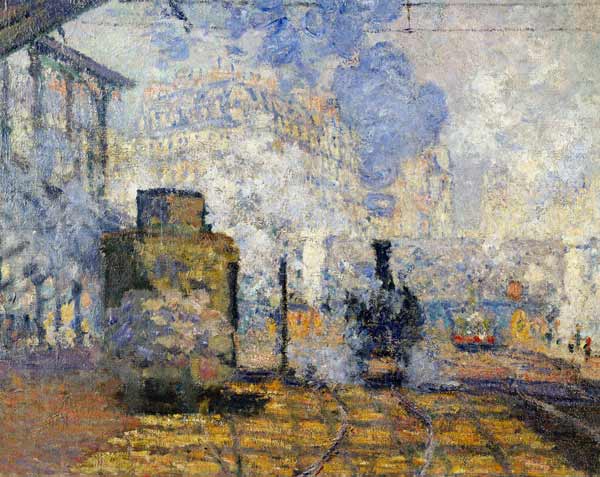Monet / Gare Saint-Lazare / 1877 /Detail von Claude Monet