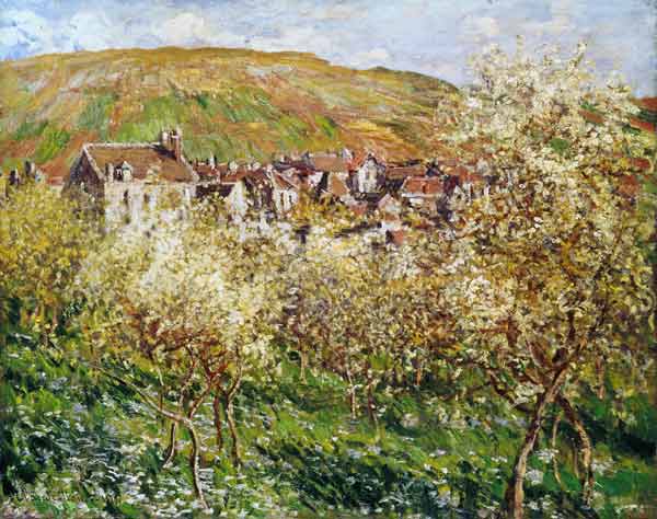 Apple Trees in Blossom von Claude Monet