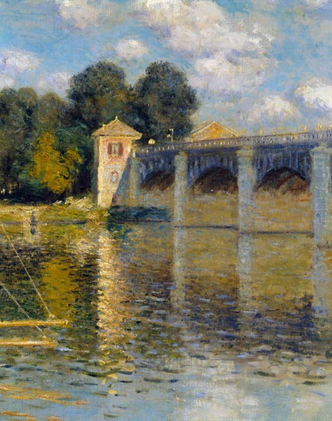 Die Bruecke von Argenteuil - Detail von Claude Monet
