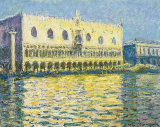 The Ducal Palace, Venice von Claude Monet