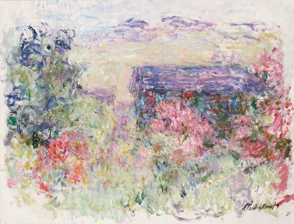 The House Through the Roses, c.1925-26 von Claude Monet