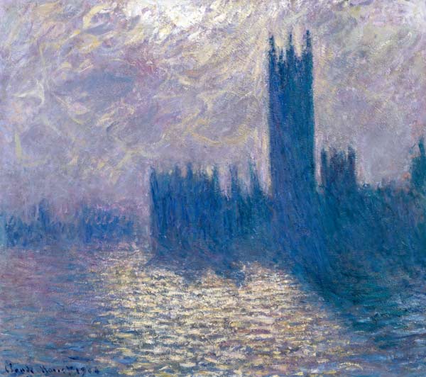 The Houses of Parliament, Stormy Sky von Claude Monet