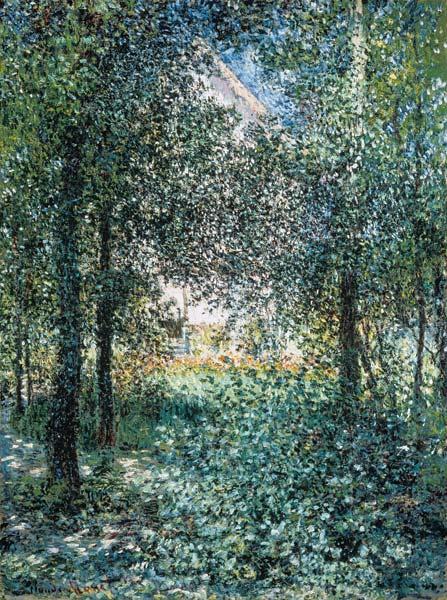 Gebüsch im Garten von Argenteuil von Claude Monet