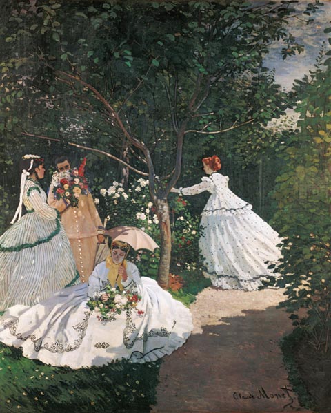 Frauen im Garten von Claude Monet