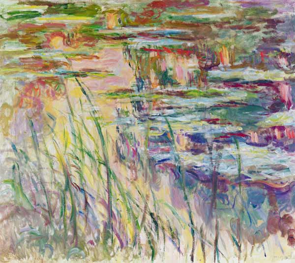 Reflections on the Water von Claude Monet