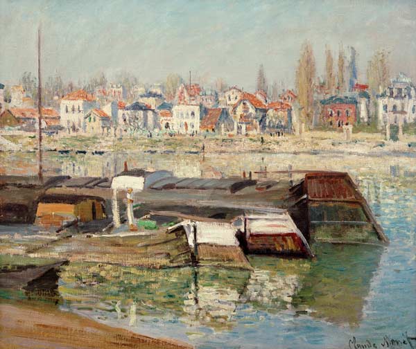 Seine at Asnieres von Claude Monet