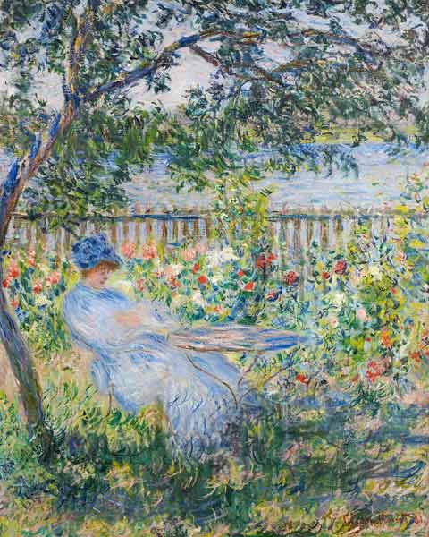 Terrasse in Vétheuil von Claude Monet