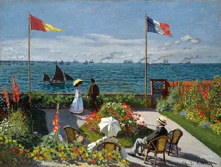 Die Terrasse am Meeresufer von Sainte - Adresse