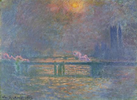 The Thames with Charing Cross bridge 1903