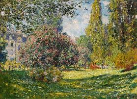Landschaft: Der Parc Monceau 1876
