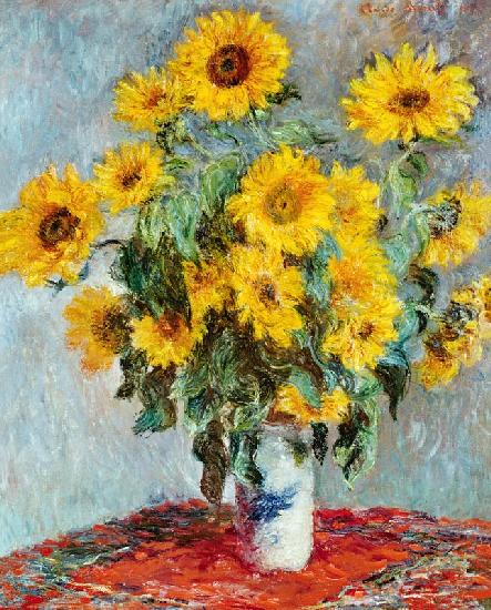 Sonnenblumen-Strauss 1880