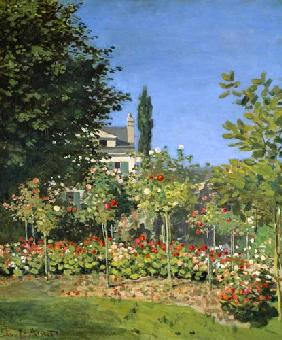 C.Monet, Bluehender Garten