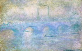 London, Waterloo-Brücke im Nebel