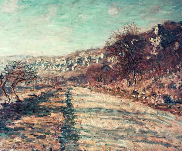 Weg nach La Roche-Guyon von Claude Monet