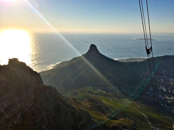 Blick vom Tafelberg von Claudia Polte