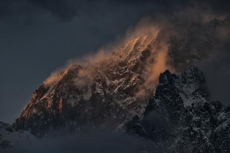 instants before the night