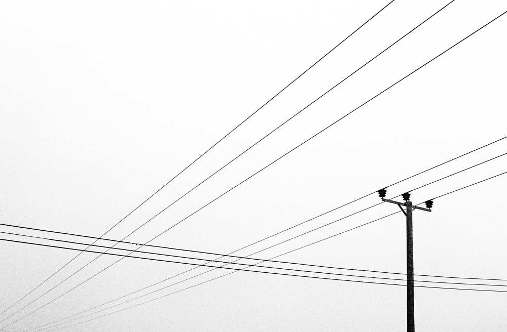 Power Lines, Wiltshire von Clive Collie