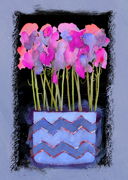 Sweet Peas von Clive  Metcalfe