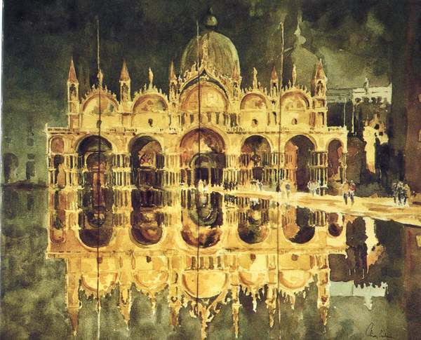 257 Flood-lit and flooded (2) von Clive Wilson