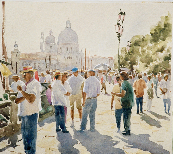 604 Haggling for a gondola von Clive Wilson