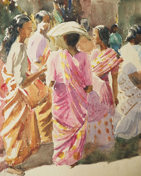 625 Oorambu - market fashions (1) von Clive Wilson