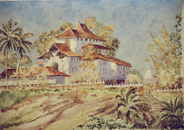 755 Lankatilaka, morning sun von Clive Wilson