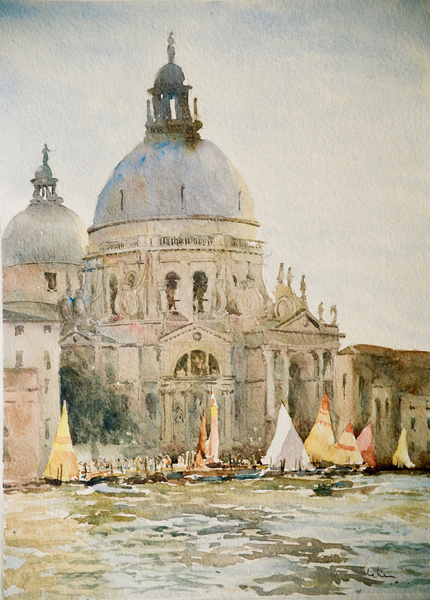 772 Salute - end of the regatta von Clive Wilson