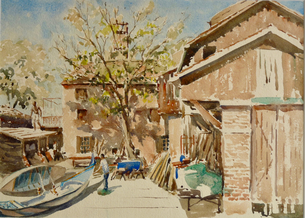 792 Squero di S. Trovaso von Clive Wilson