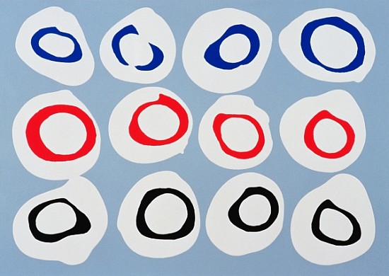 Some Drops, 1998 (acrylic on canvas)  von Colin  Booth