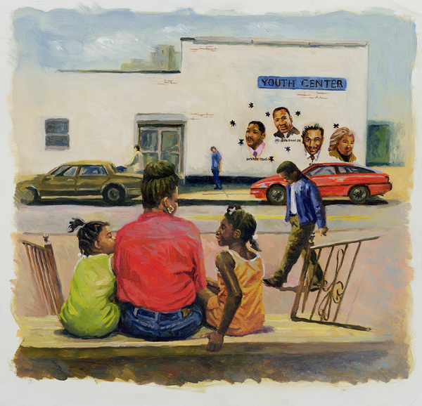 Summer City Stoop von Colin Bootman