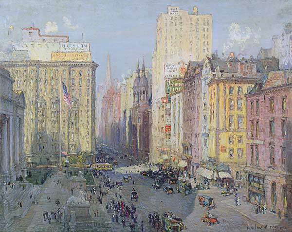 Fifth Avenue, New York von Colin Campbell Cooper