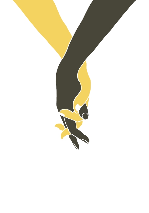 Holding Hands von Graphic Collection