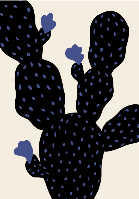 Prickle Pear Cactus von Graphic Collection