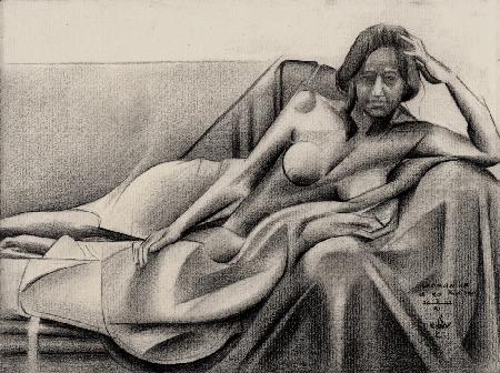 Woman in a Red Kimono - 03-11-22