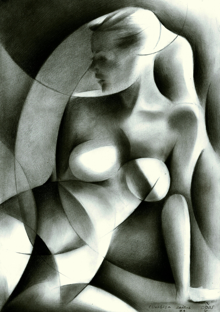 Roundism - 30-12-16 (Anita Ekberg) von Corné Akkers