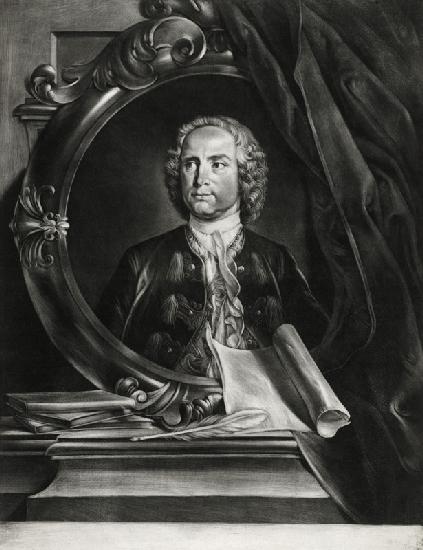 Porträt von Komponist Pietro Antonio Locatelli (1695-1764)