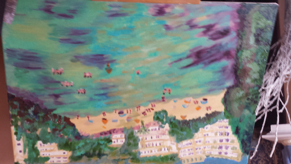 Majorca, Cala bay seaview and hotel von Cosima Duggal