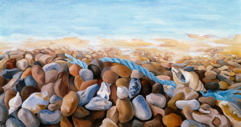 Sea Shore (oil on canvas)  von Cristiana  Angelini