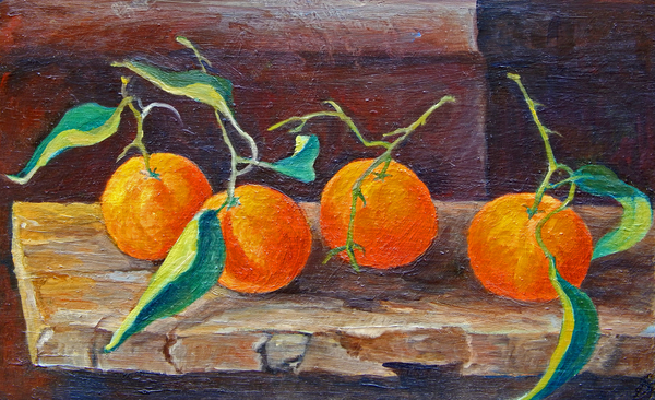 Fruit on a Shelf von Cristiana  Angelini