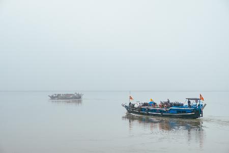 Ferries On A River