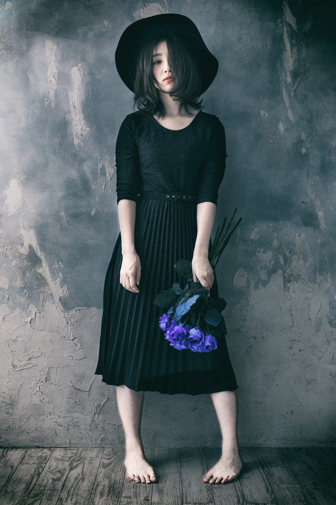 blue roses von Daisuke Kiyota